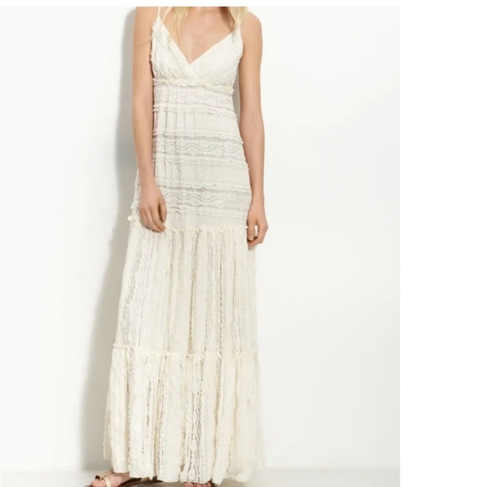Willow and Clay Lace Maxi Dress Size Small